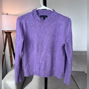 Banana Republic Purple Lilac Cotton Sweater Crew Neck